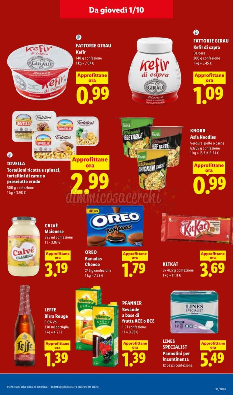 Anteprima volantino Lidl dal 1° al 7 ottobre 2026 pagina 17
