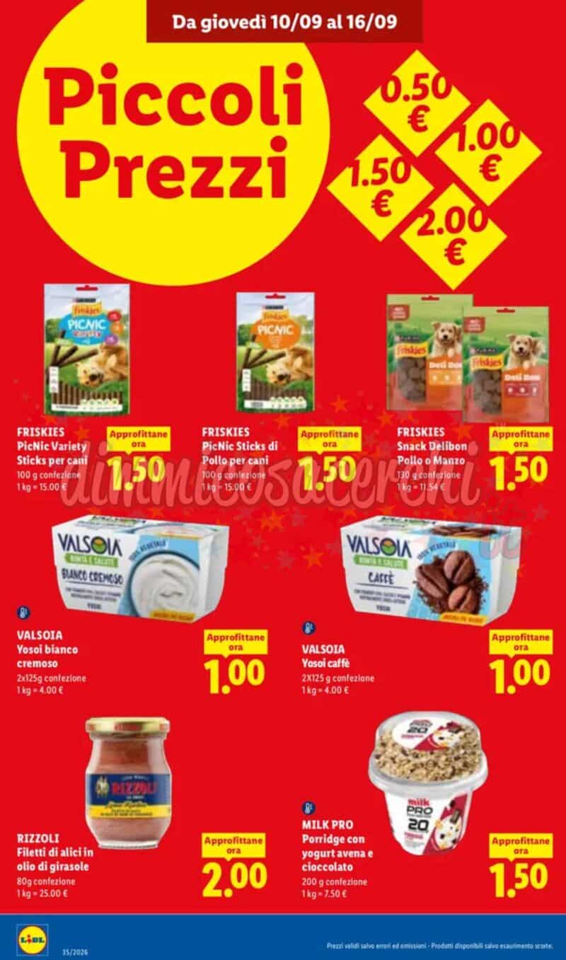 Volantino LIDL dal 10 al 16 settembre 2026