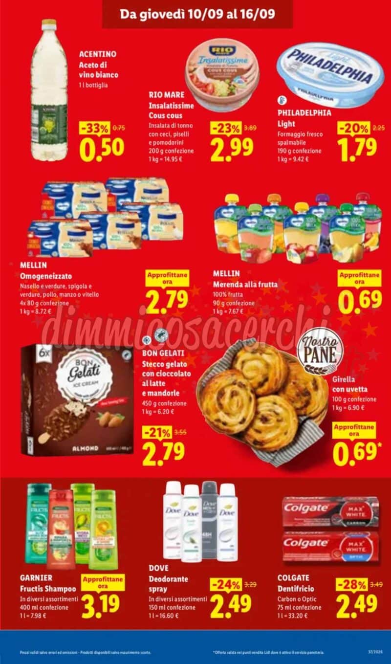 Volantino LIDL dal 10 al 16 settembre 2026