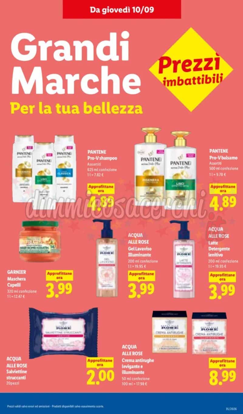 Volantino LIDL dal 10 al 16 settembre 2026