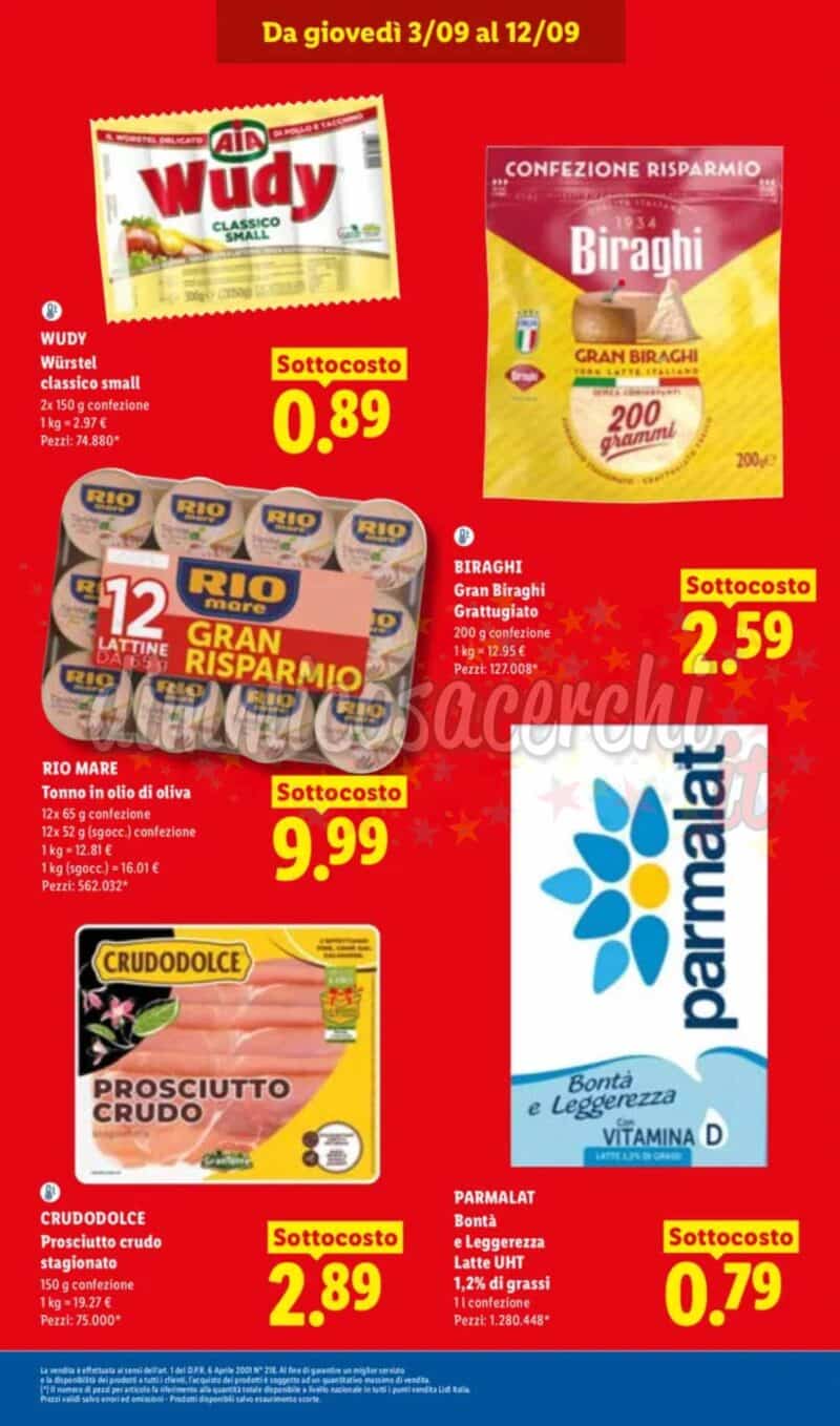 Volantino LIDL dal 10 al 16 settembre 2026