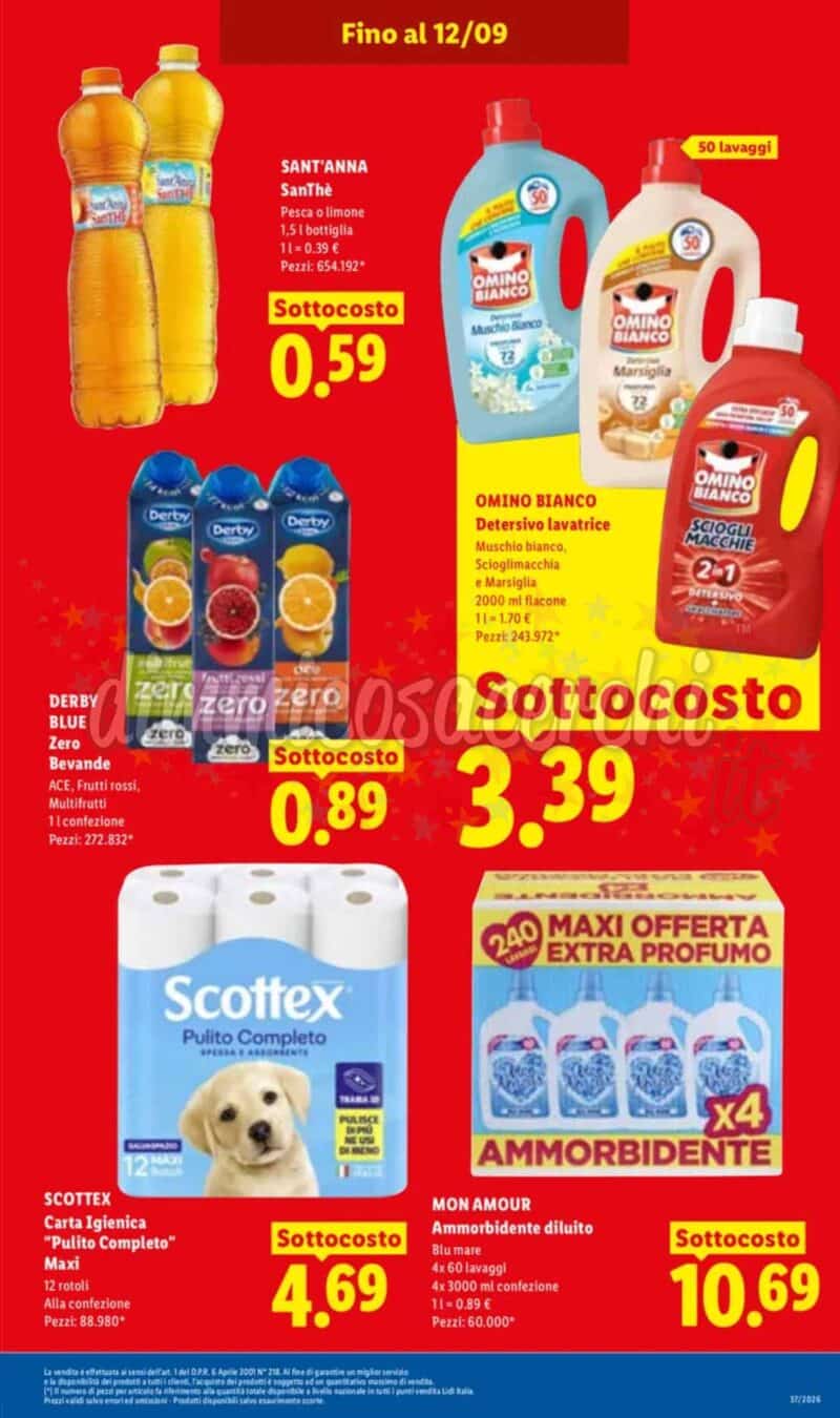 Volantino LIDL dal 10 al 16 settembre 2026