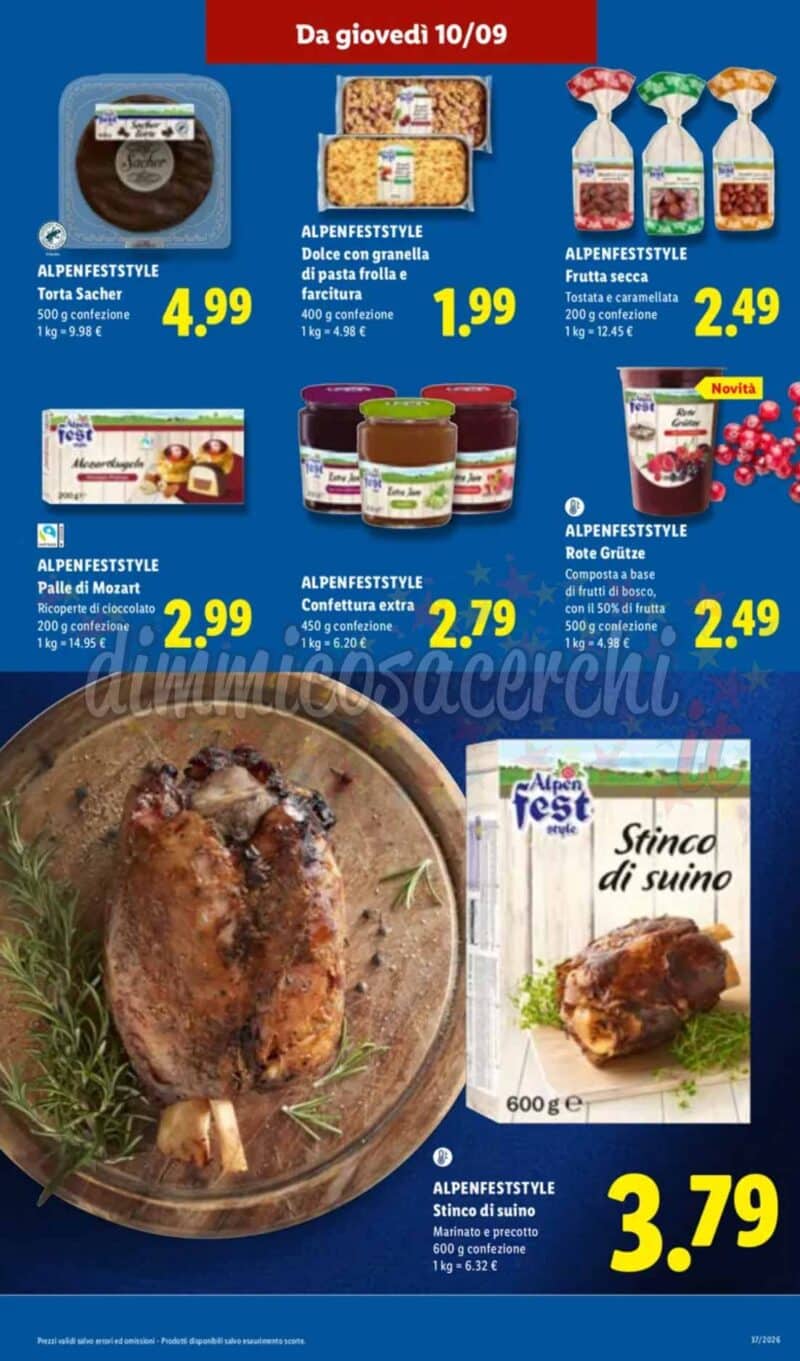 Volantino LIDL dal 10 al 16 settembre 2026