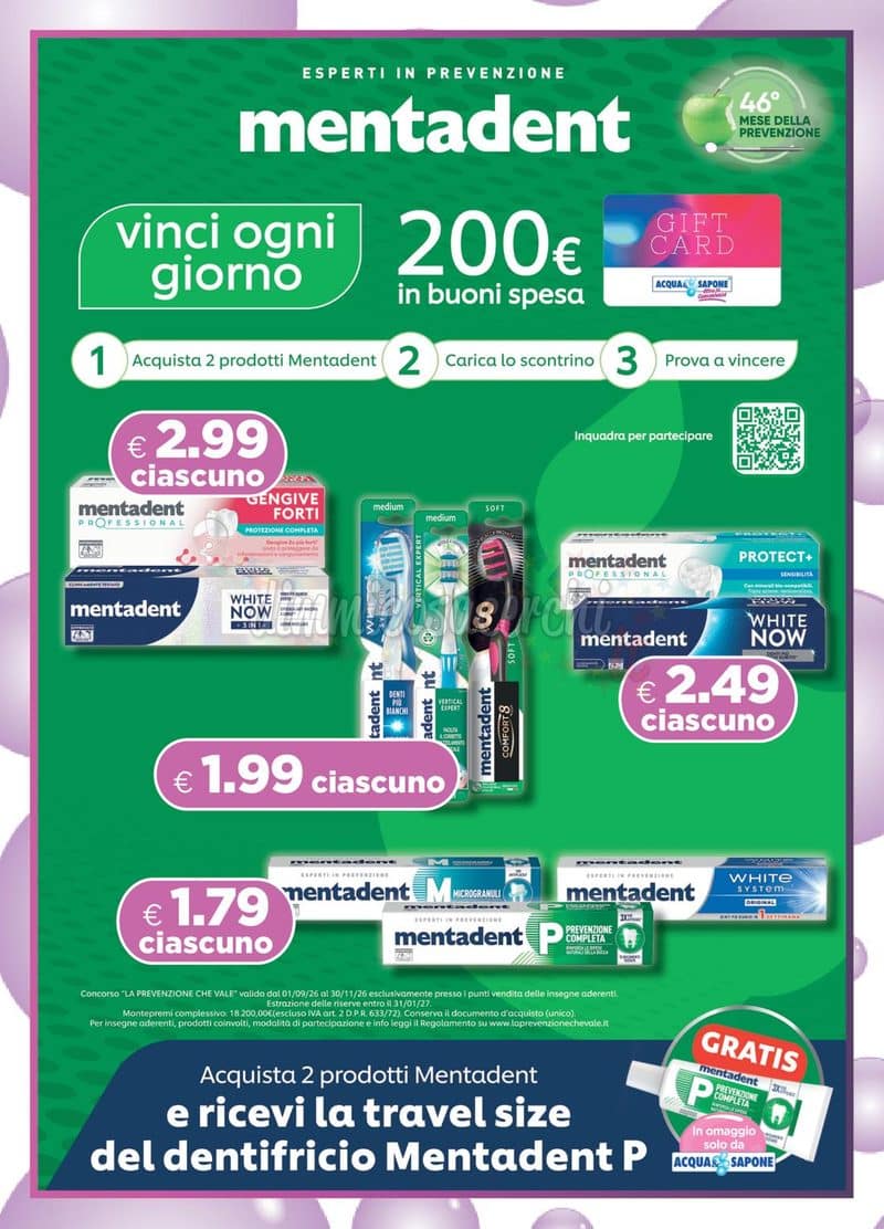 Volantino Acqua e Sapone nazionale dall’11 al 31 ottobre 2026 pagina 15