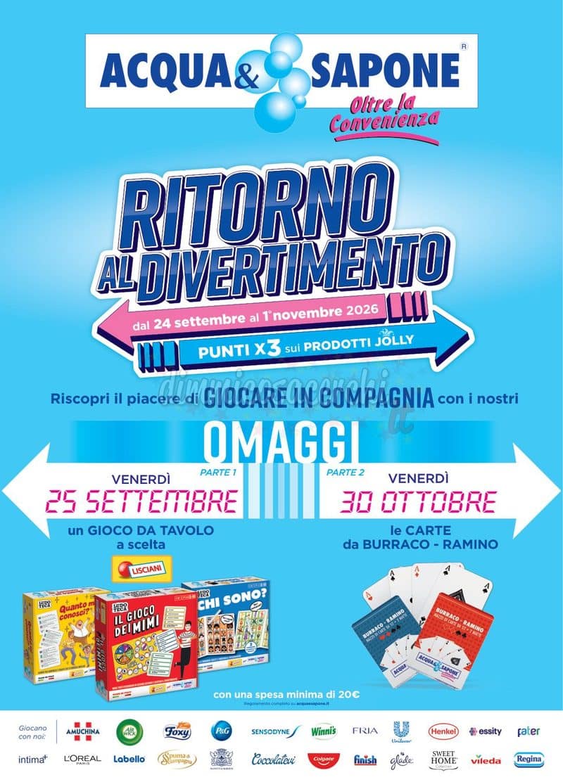 Volantino Acqua e Sapone nazionale dall’11 al 31 ottobre 2026 pagina 17