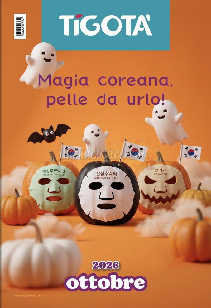 Volantino Tigotà ottobre 2026 copertina