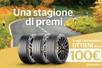 cashback Continental Una stagione di premi rimborso pneumatici gomme invernali