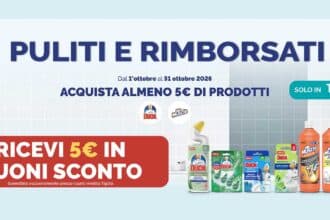 Prodotti Duck e Mr Muscle da Tigotà per l'operazione Puliti e rimborsati