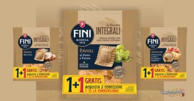 cashback Fini Ti Ripaga di Gusto pasta integrali rimborso scontrino