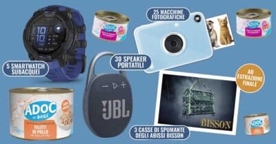 concorso ADOC Vivi Proteggi Vinci Blu petfood cane gatto speaker JBL smartwatch Garmin 2026