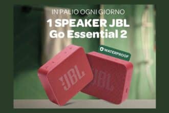 Speaker JBL GO Essential 2 in palio nel concorso Canta sotto la doccia con Borotalco