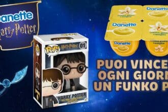 Funko Pop di Harry Potter in palio nel concorso Danette Prova a vincere magici premi