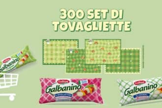 concorso Galbanino Un Posto a Tavola instant win set tovagliette similpelle 2026