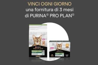 concorso Purina Pro Plan PROCUP fornitura 3 mesi cibo gatto instant win 2026
