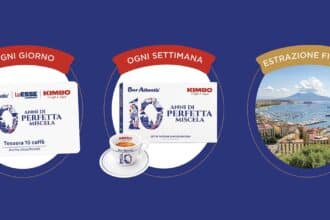 concorso Kimbo 10 Anni Bar Atlantic abbonamento caffè tazzine weekend Napoli 2026
