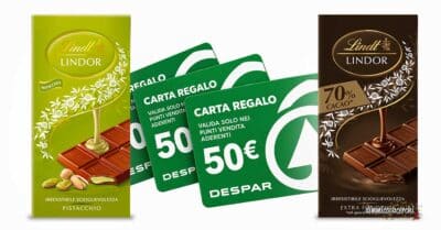 concorso Tailor Made Lindt Maiora 2026 instant win gift card 200 euro