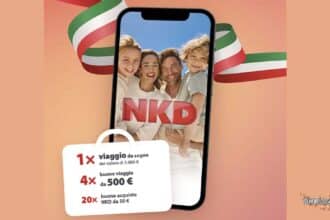 concorso NKD app buono viaggio gift card premi estrazione finale