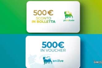 concorso Più Insieme Eni voucher Plenitude bolletta Enilive carburante 1000 euro