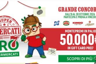 Concorso PRO7 I Super Ricercati gift card instant win ottobre 2026