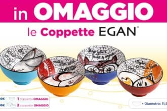 coppette Egan in omaggio Acqua e Sapone 18 19 ottobre 2026 spesa minima 20 euro