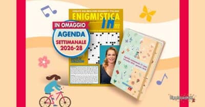 agenda settimanale 15 mesi 2026-2028 in omaggio con Enigmistica IN novembre 2026 edicola