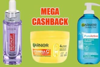 cashback L’Oréal Mega Cashback Autunno 2026 rimborso 10 euro Acqua e Sapone Garnier Mixa