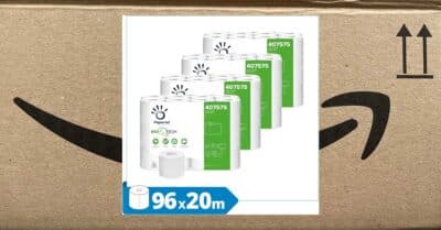 Papernet Bio Tech 96 rotoli carta igienica 2 veli offerta Prime Day Amazon