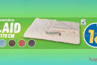 plaid Eurospin 130x170 cm premio certo 1 euro con spesa 35 euro novembre 2026
