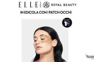 Elle novembre allegato patch occhi Royal Beauty quattro formule edicola