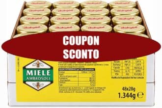 Confezione da 48 vasetti di Miele di Fiori Ambrosoli Monodose in offerta su Amazon