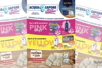 Anteprima volantino Acqua e Sapone Cesar dal 2 al 18 novembre 2026