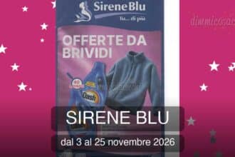 Volantino Sirene Blu di novembre 2026